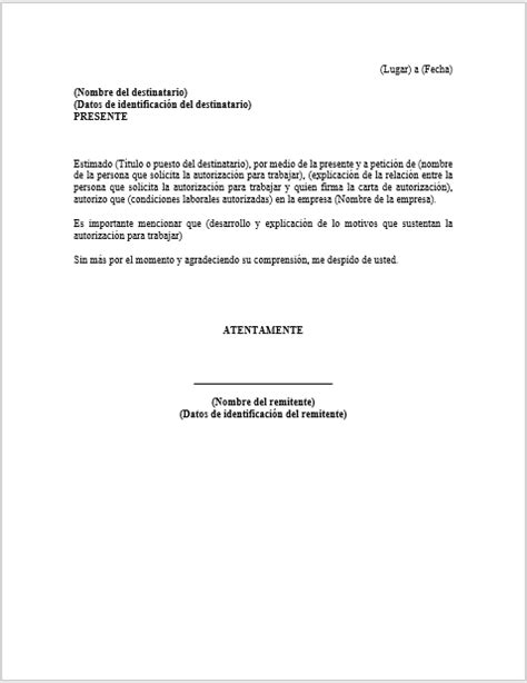 Carta De Autorizacion Para Recoger A Un Niño Actualizado Julio 2022