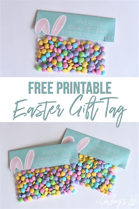 Free Easter gift tags #easter #gifttags | Easter gift tag, Easter gifts for kids, Free printable ...