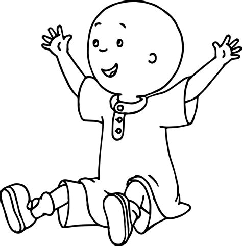 ️caillou Halloween Coloring Pages Free Download