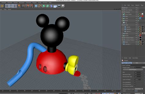 Mickey Mouse Clubhouse C4d Work In Progress The Tech Game