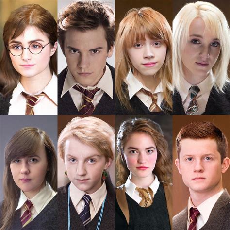 Gender Swapped The Kids From Harry Potter Rfaceapp