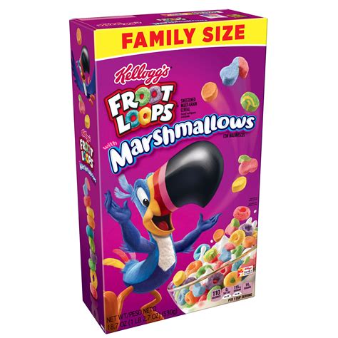 Kelloggs Froot Loops Breakfast Cereal Fruit Flavored Original Oz