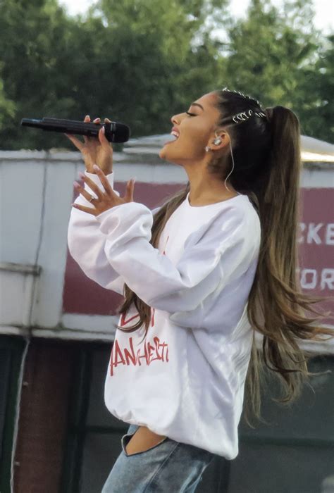 Ariana Grande One Love Manchester Benefit Concert At Old Trafford In Manchester Uk 06042017