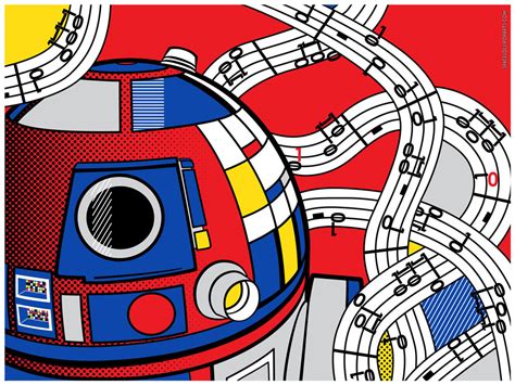 Star Wars Pop Art Abstract R2d2 By Bergie81