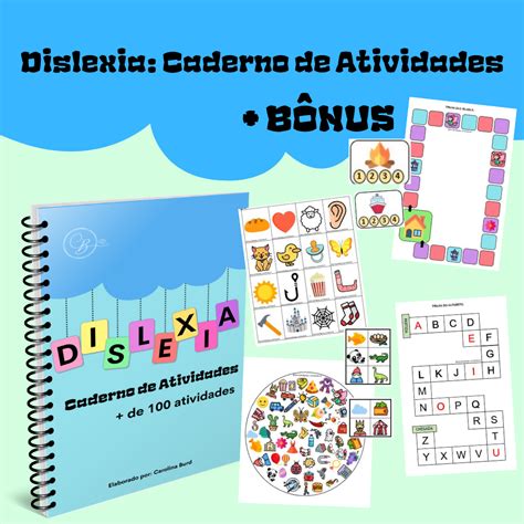 Dislexia Caderno De Atividades Carolina Burd Psicopedagoga