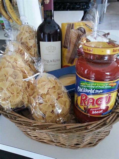 I Did It I Made A Great House Warming Gift Basket I Call My Italian