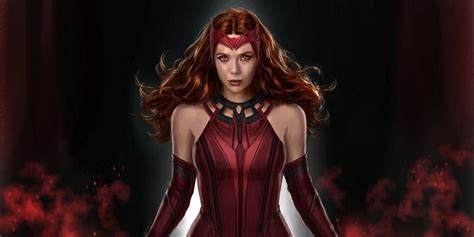 Wandavision Concept Art Shows The Stunning Scarlet Witch Design