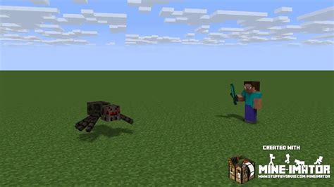 Killing A Minecraft Spider Minecraft Animation YouTube