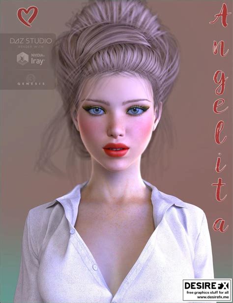 Desire Fx 3d Models Tdt Angelita For Genesis 3 Female