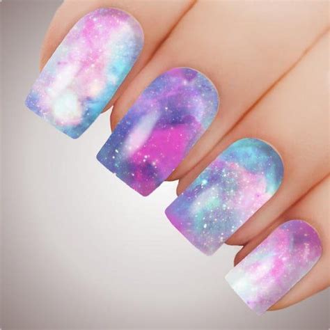 Pastel Galaxy Ultimate Collection Full Nail Decal Water Transfer Tattoo