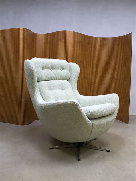 Direct from great big canvas! Vintage design swivel wingback chair lounge chair egg chair