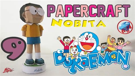 Papercraft Anime Doraemon Karakter Nobita 09 Youtube