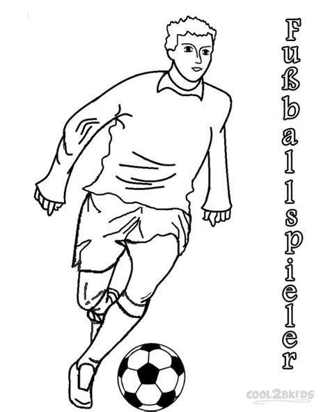 Ausmalbilder fußballspieler