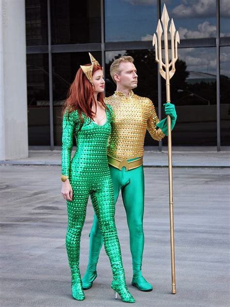 Aquaman And Mera Cosplay Disfraces De Halloween Parejas Disfraces