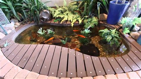 Diy Goldfish Pond Using Old Bathtub Update 4 Youtube