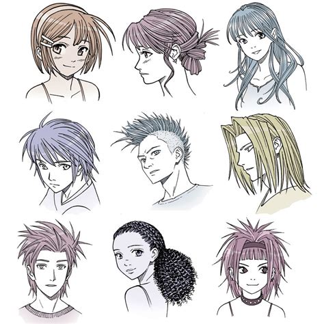 Before drawing anime / manga hair, determine the hair style and physical properties of the hair that you want to draw. Let Mark Crilley teach you the art of drawing anime hair ...