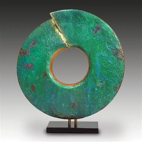 Wisdom With Green Patina By Cheryl Williams Ceramic Sculpture