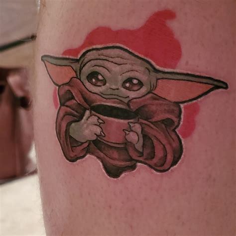 My Baby Yoda Tattoo There Are Many Like It But This One Is Mine R