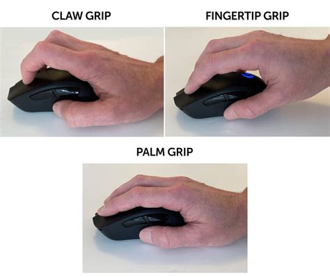 Claw Vs Palm Vs Fingertip Mouse Grips Compared Mouse Rgb