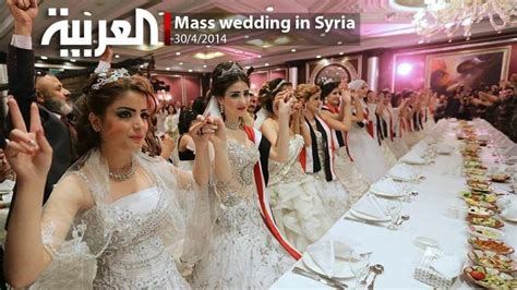 Mass Wedding In Syria Al Arabiya English