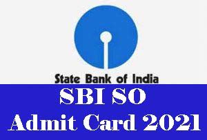 Admit card for sbi special cadre officer vacancy 2021 form has a total of 446 posts. SBI SO Admit Card 2021, SBI SO Call Letter 2021 Download ...