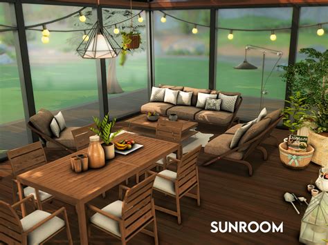 Sunroom By Xogerardine From Tsr Sims 4 Downloads