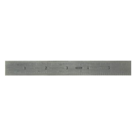 General Tools® 678med 6 Sae Industrial Precision Rigid Steel Ruler