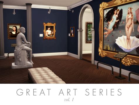 Great Art Series Vol 1 Sims 4 Studio Sims 4 Sims