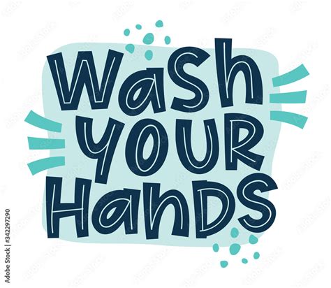 Wash Your Hands Coronavirus Vector Slogan Campaign From Coronavirus