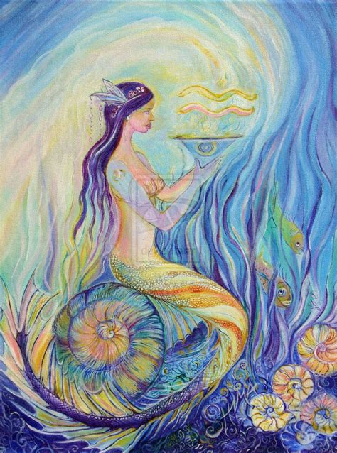 Star Sign Mermaid Aquarius Aquarius Art Unicorns And Mermaids Star