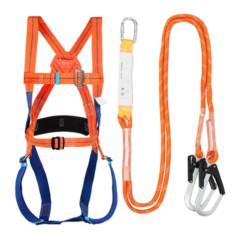 Bold Safety Harnesses With Cushioning Reinforced Double Lanyard Safety