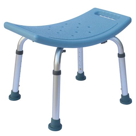 Zimtown Bathroom Adjustable Shower Chair For Elderly Aluminium Alloy