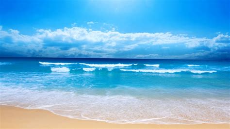 Small Blue Sea Wave Hd Sea Wallpapers Summer Sun