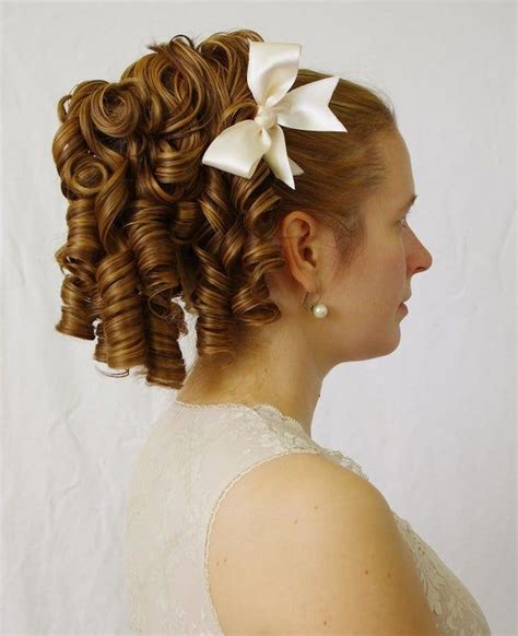 Sophia Elegant Regency Romantic Huge Ringlet Hairpiece Etsy Hair