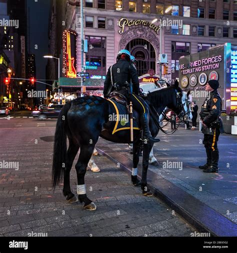 Police Horse In New York City Hi Res Stock Photography And Images Alamy