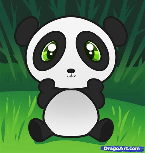 How To Draw A Panda For Kids Step By Step Animals For