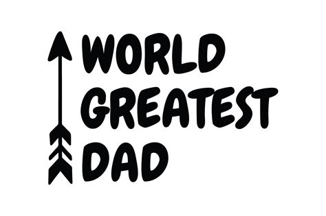 World Greatest Dad Quote Gráfico Por Smart Crafter · Creative Fabrica