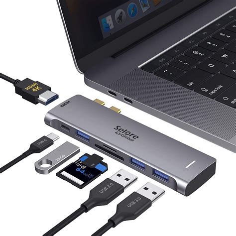 Adaptador Usb C Hub Para Macbook Promacbook Air 2020 2019 2 Cuotas