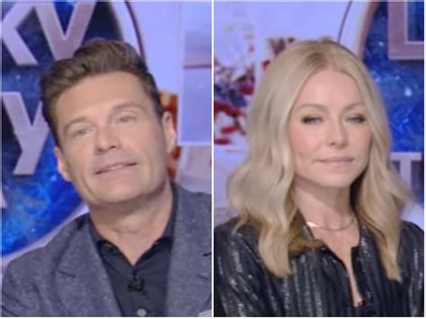 Ryan Seacrest Kelly Ripa Reacts As Co Host Quits Live With Kelly And