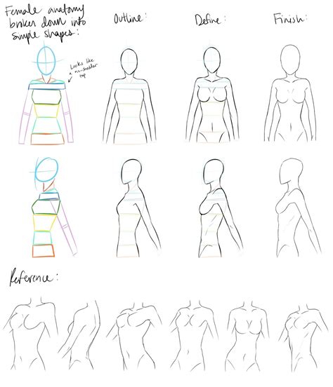Female Anatomy Reference By Devianttear On Devi