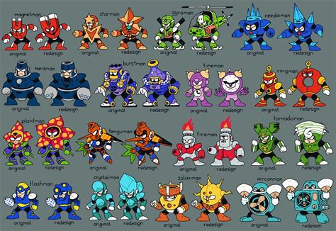 16 Megaman Redesigns By Splendidland On