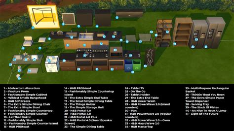 The Sims 4 Modern Kitchen Stuff Fan Made Packs Micat Game