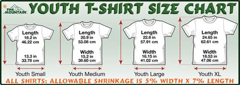 mens extra small size chart