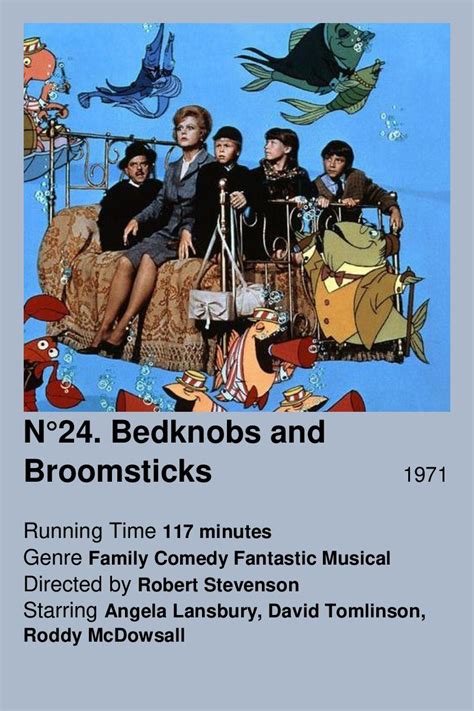 Minimalist Poster Disney Bedknobs And Broomsticks Bedknobs And