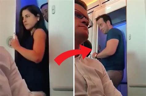 Randy Couple On Virgin Flight Filmed Leaving Toilet After Having Sex