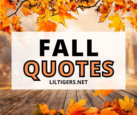 140 Best Fall Quotes And Sayings For Autumn Lil Tigers