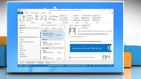 Setup Multiple Email Accounts Using Microsoft® Outlook 2013 Youtube