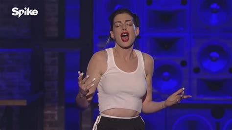 Anne Hathaway Covers Miley Cyrus Wrecking Ball On Lip Sync Battle