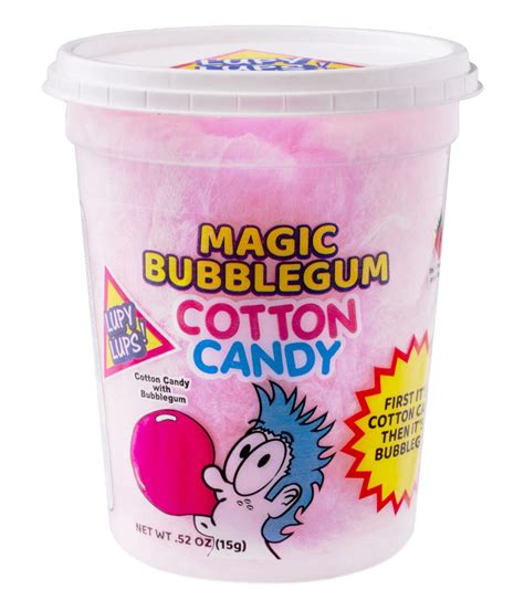 Magic Bubble Gum Cotton Candy Cotton Candy That Turns Into Gum As You