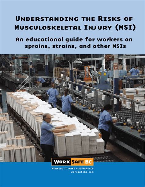 Understanding The Risks Of Musculoskeletal Injury MSI Sprains